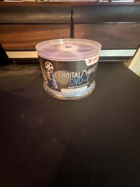 Verbatim DigitalMovie DVD-R 4.7GB 120 Min Recordable Spindle 25 Pack